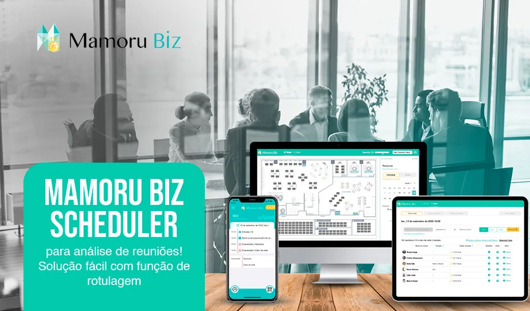 Mamoru Biz Scheduler para análise de reuniões! Solução fácil com função de rotulagem