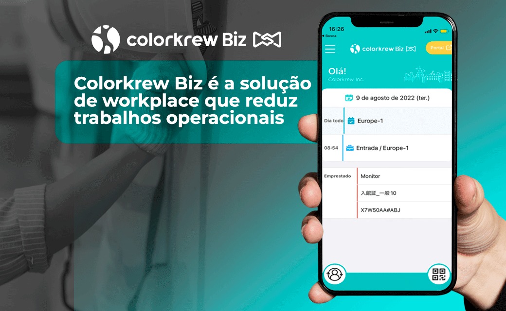 Colorkrew Biz é a solução de workplace que reduz trabalhos operacionais